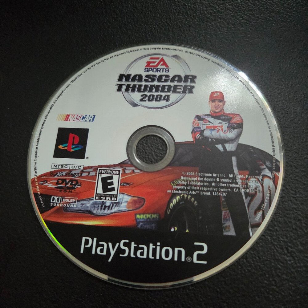 Sony PlayStation 2 Electronic Arts Sports Nascar Thunder 2004 disk only